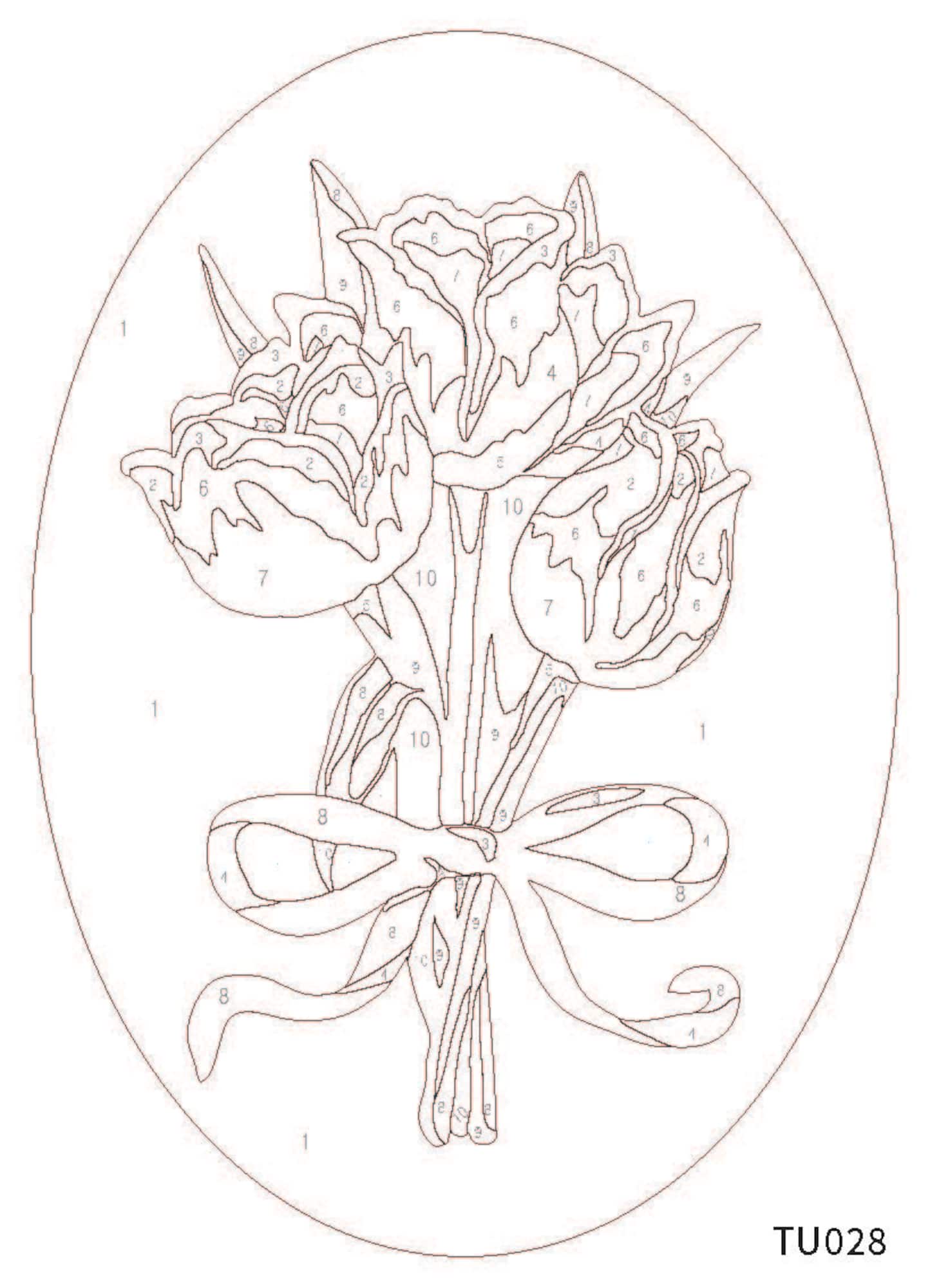 Tulips Paint-by-Number Framed Mini Kit by Artist's Loft®